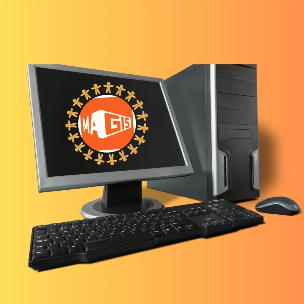 Magis TV en una pantalla de PC